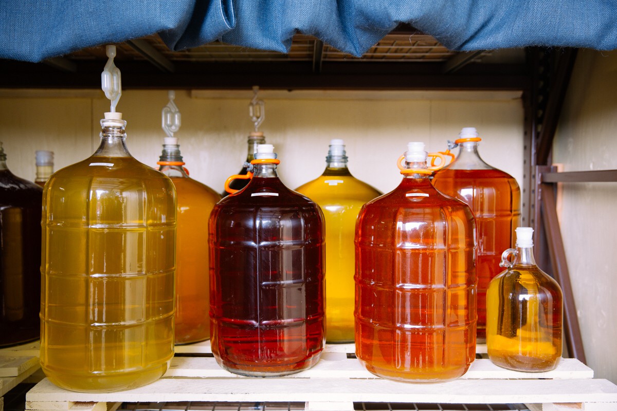 Хранение вина в бутылях