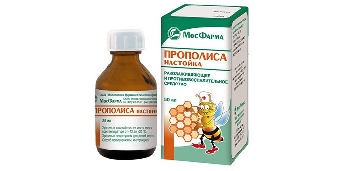 Настойка прополиса на спирту