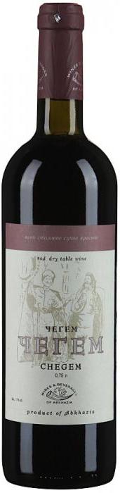 Названия и описания вина Абхазии