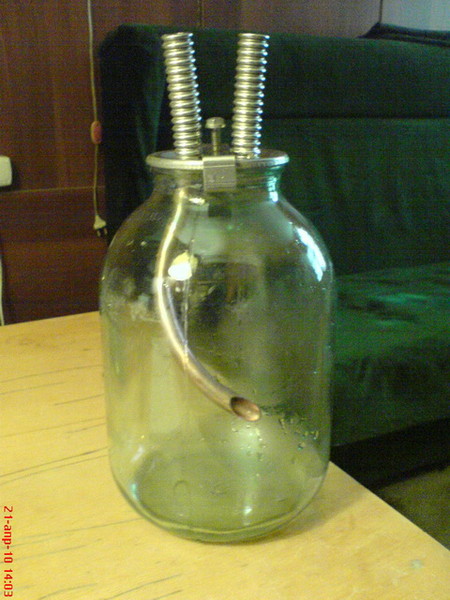 самодельный сухопарник из банки