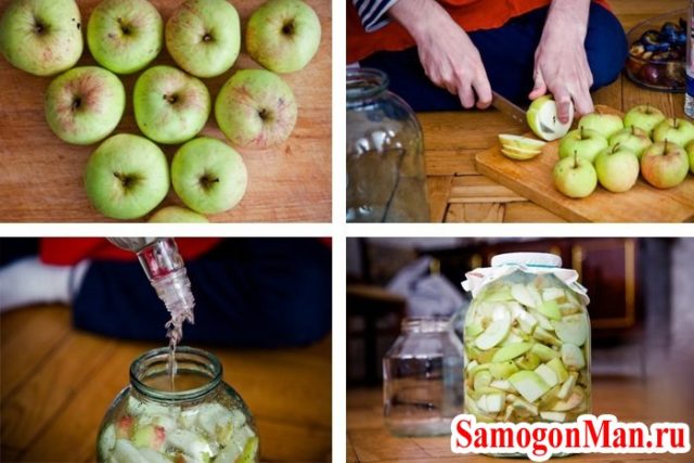 Какие напитки делают из яблок