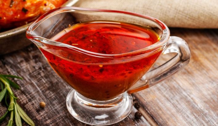 Свинина в соусе из красного вина