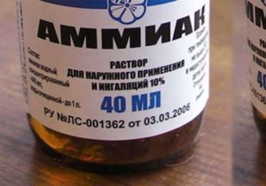 Нашатырный спирт при алкогольном опьянении