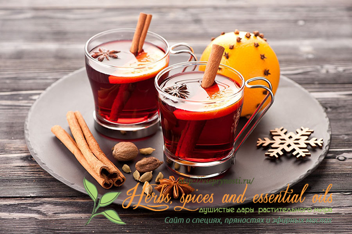 Какие специи используются для глинтвейна