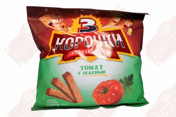 Сухарики с чесноком в духовке