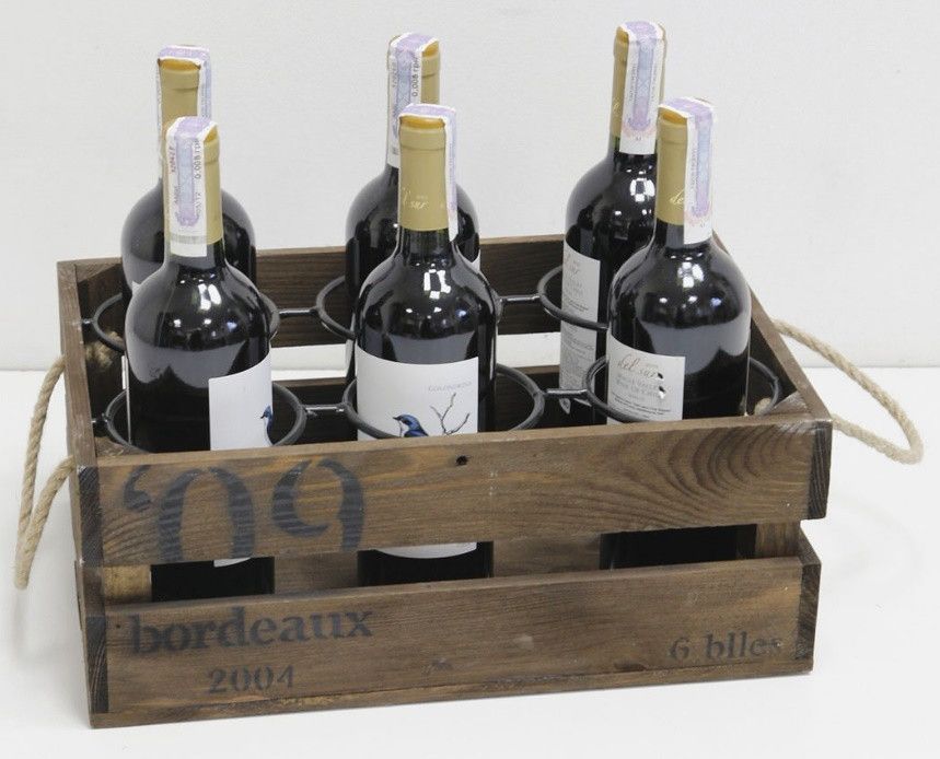 Количество бутылок в ящике вина