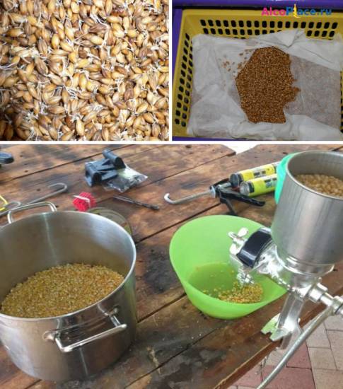 Брага для самогона из крахмала