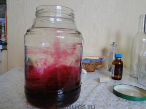 Как очистить самогон марганцем