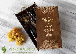 Количество бутылок в ящике вина