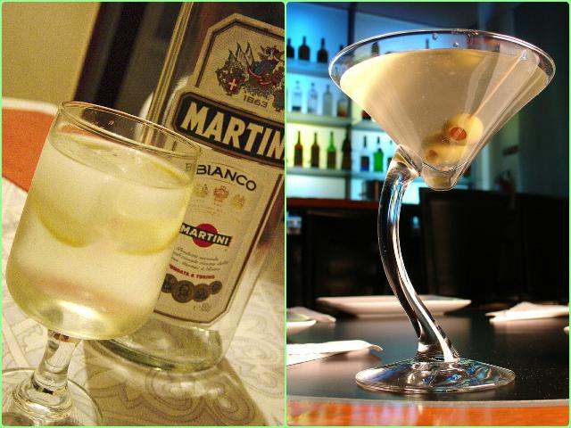 Коктейли с добавлением мартини