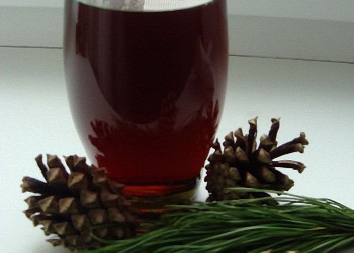 Настойка на кедровых шишках
